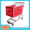 best selling brighten color types of plastic super market shopping cart